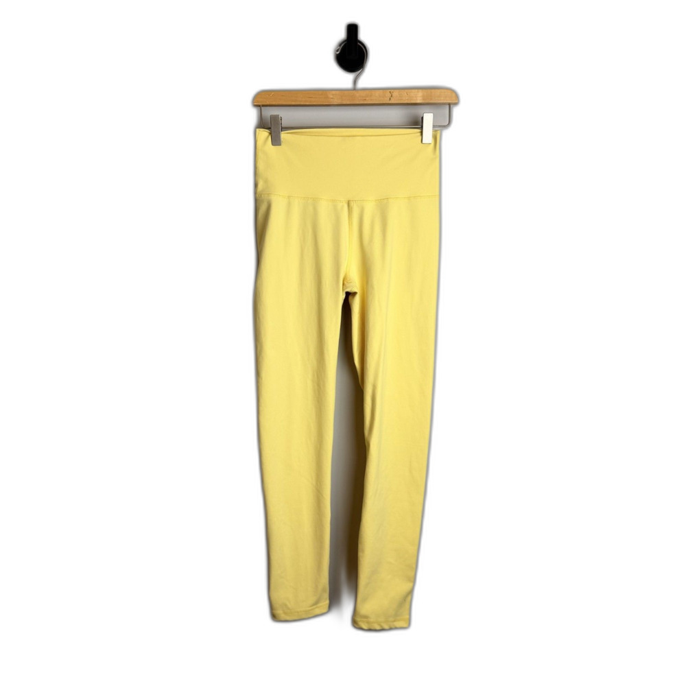 ECHT Butter Yellow Scrunch Butt Leggings Women’s Medium High Waisted Activewear